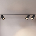 Brilagi - Luminaria empotrada SELE 3xGU10/30W/230V negra