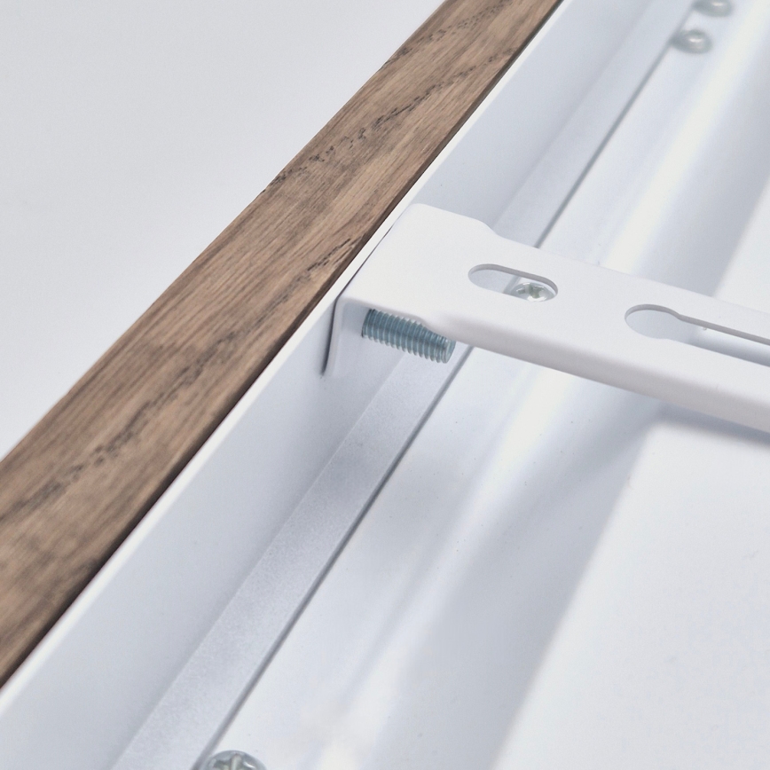 Brilagi - Luminaria LED de techo para baño WOODY FRAME LED/50W/230V 120x30 cm IP44 en roble nogal
