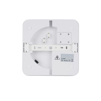 Brilagi - Luminaria LED de exterior con sensor BENE, 24 W, 230 V, 26 x 26 cm, blanca, IP54