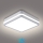 Brilagi - Luminaria LED de exterior con sensor BENE, 24 W, 230 V, 26x26 cm, blanco, IP54