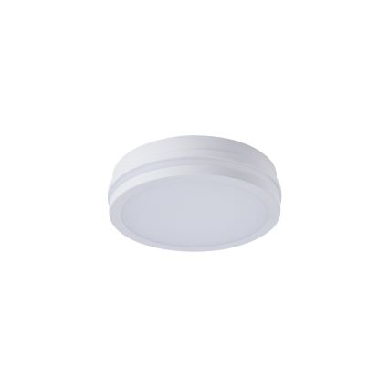 Brilagi - Luminaria LED de techo para exteriores con sensor BENE LED/18W/230V diámetro 21,5 cm blanca IP54
