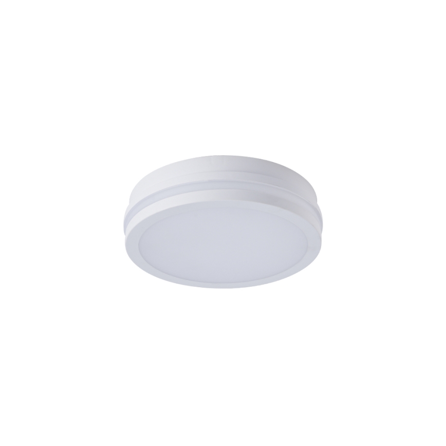Brilagi - Luminaria LED de techo para exteriores con sensor BENE LED/18W/230V diámetro 21,5 cm blanca IP54