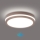 Brilagi - Luminaria LED de exterior con sensor BENE LED/24W/230V Ø 26 cm marrón IP54