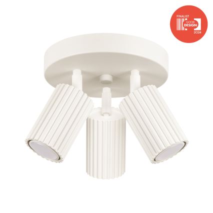 Brilagi - Luminaria LED de focos CRESTO 3xGU10/10W/230V color crema