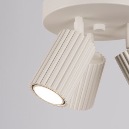Brilagi - Luminaria LED de focos CRESTO 3xGU10/10W/230V color crema