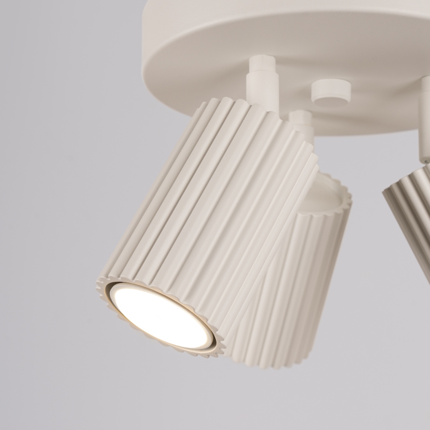 Brilagi - Luminaria LED de focos CRESTO 3xGU10/10W/230V color crema