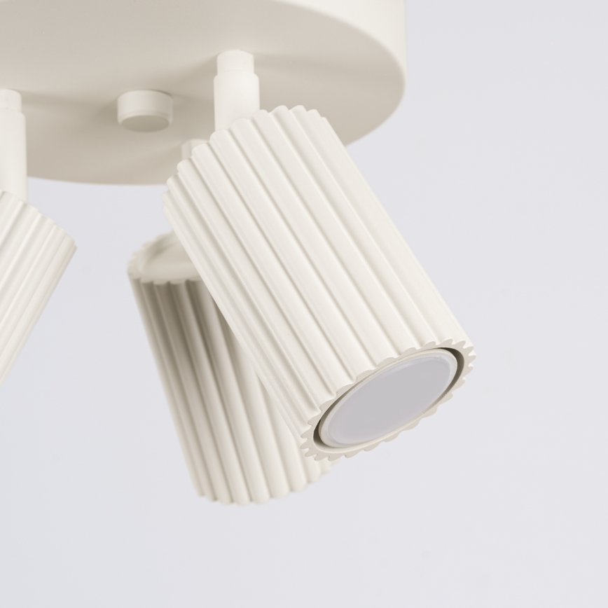 Brilagi - Luminaria LED de focos CRESTO 3xGU10/10W/230V color crema