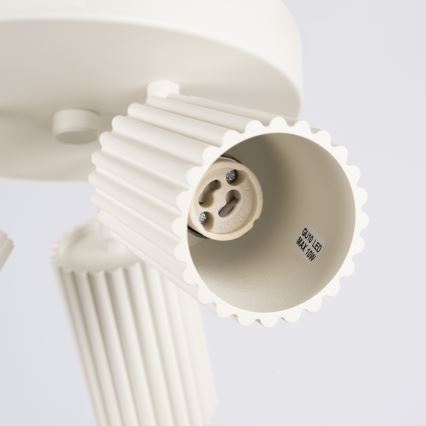 Brilagi - Luminaria LED de focos CRESTO 3xGU10/10W/230V color crema