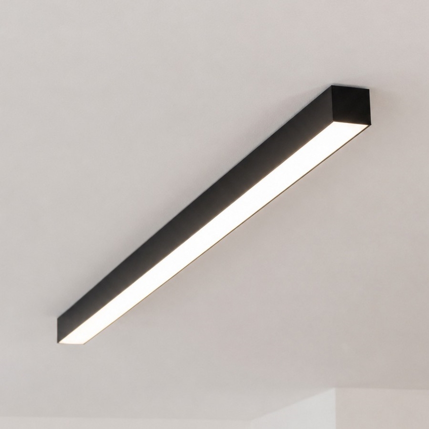 Brilagi - Plafón LED de superficie FULLDAY LED/20/30/40W/230V 2700/4000/6000K 120 cm UGR19 negro