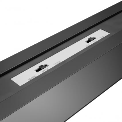 Brilagi - Plafón LED de superficie FULLDAY LED/20/30/40W/230V 2700/4000/6000K 120 cm UGR19 negro