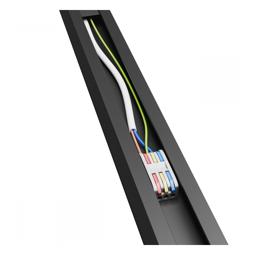 Brilagi - Plafón LED de superficie FULLDAY LED/20/30/40W/230V 2700/4000/6000K 120 cm UGR19 negro