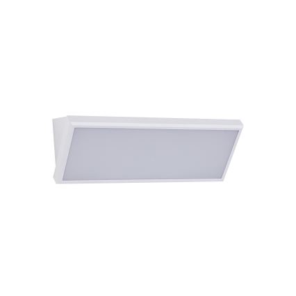 Brilagi - Aplique mural exterior LED con sensor TRIANGLE LED/42W/230V 45 cm blanco IP65