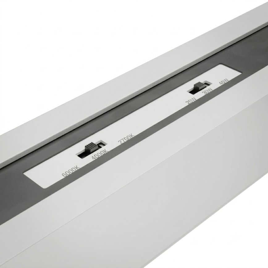 Brilagi - Luminaria LED de superficie para techo FULLDAY LED/20/30/40W/230V 2700/4000/6000K 120 cm UGR19 blanca