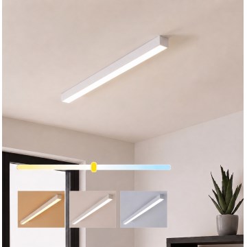 Brilagi - Luminaria LED de superficie para techo FULLDAY LED/20/30/40W/230V 2700/4000/6000K 120 cm UGR19 blanca