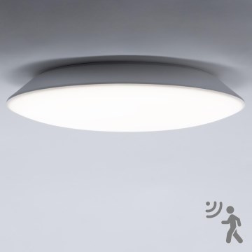 Brilagi - Luminaria LED de techo para baño con sensor VESTAS LED/12W/230V, diámetro 23 cm, 3000K, IP54