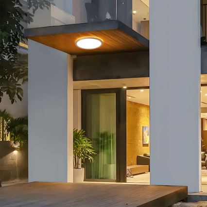 Brilagi - Lámpara de techo para baño ULTRA SLIM LED/24W/230V Ø 42 cm oro rosa IP54