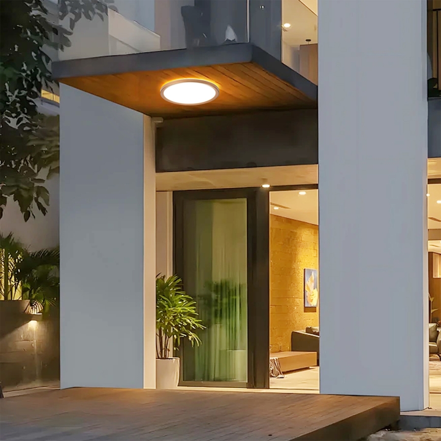 Brilagi - Lámpara de techo para baño ULTRA SLIM LED/24W/230V Ø 42 cm oro rosa IP54