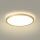 Brilagi - Luminaria LED de techo para baño ULTRA SLIM, 24W/230V, Ø 42 cm, dorada, IP54