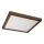 Brilagi - Luminaria LED de techo para baño WOODY FRAME LED/40W/230V 60x60 cm IP44 roble nogal