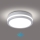 Brilagi - Luminaria LED de techo para exteriores con sensor BENE LED/18W/230V diámetro 21,5 cm blanca IP54