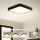 Brilagi - Luminaria LED de techo POOL SQUARE LED/36W/230V 3000/4000/6000K 40x40 cm negra