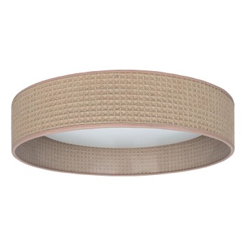Brilagi - Luminaria LED de techo regulable VELVET SMART VARI LED/24W/230V 3000-6500K Ø 45 cm beige + mando a distancia