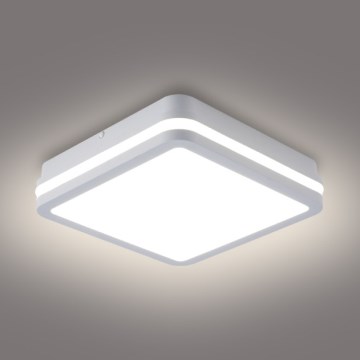 Brilagi - Luminaria LED exterior BENE LED/18W/230V 22x22 cm blanco IP54
