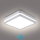 Brilagi - Luminaria LED exterior con sensor BENE LED/18W/230V 22x22 cm blanca IP54