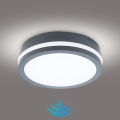 BRILAGI - Luminaria LED exterior con sensor BENE LED/18W/230V, diámetro 22 cm, antracita, IP54