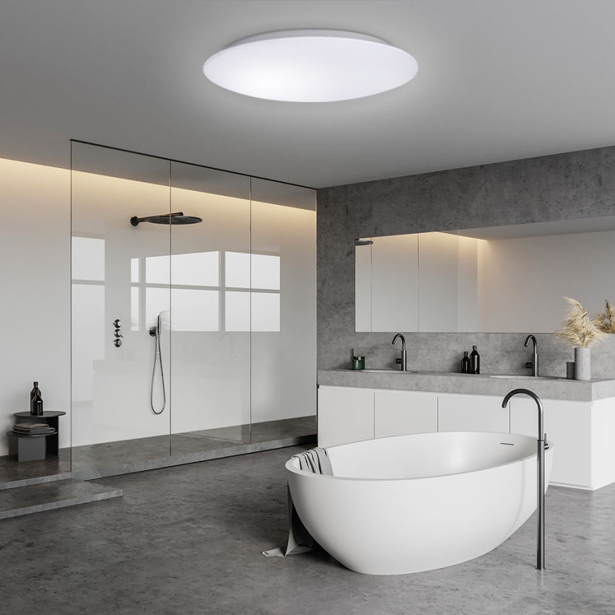 Brilagi - Plafón LED para baño con sensor VESTAS LED/28W/230V Ø 38 cm 4000K IP54