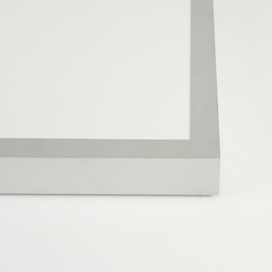 Brilagi - Luminaria de techo LED para baño FRAME LED/50W/230V 3000/4000/6000K 60x60 cm IP44 plateada
