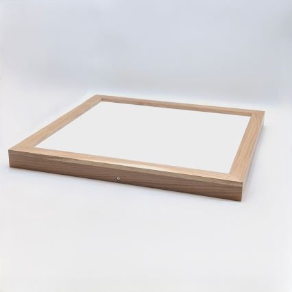 Brilagi - Lámpara de techo LED para baño WOODY FRAME LED/40W/230V 60x60 cm IP44 roble