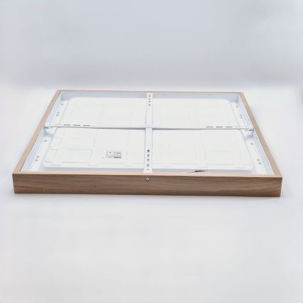 Brilagi - Lámpara de techo LED para baño WOODY FRAME LED/40W/230V 60x60 cm IP44 roble