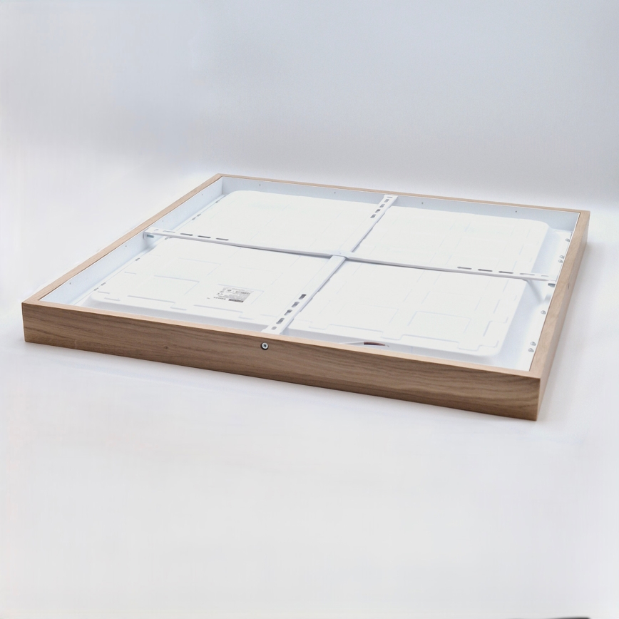 Brilagi - Lámpara de techo LED para baño WOODY FRAME LED/40W/230V 60x60 cm IP44 roble