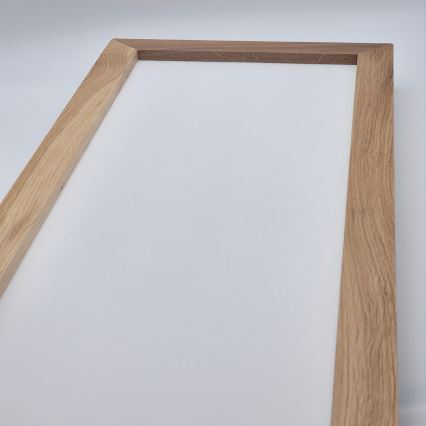Brilagi - Lámpara de techo LED para baño WOODY FRAME LED/50W/230V 120x30 cm IP44 roble