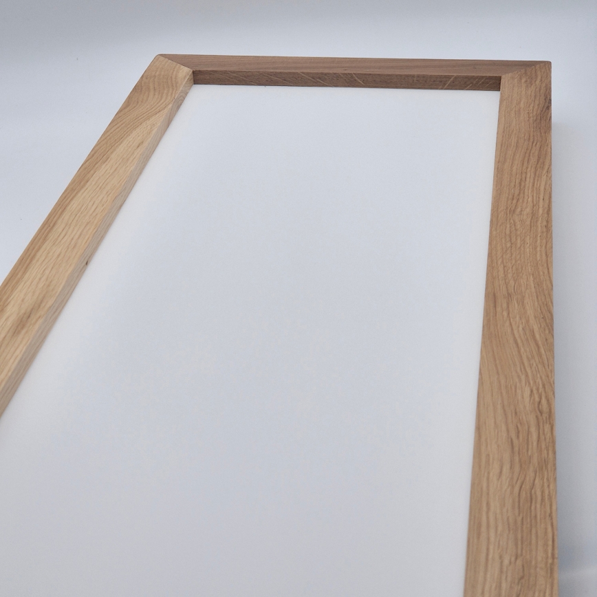 Brilagi - Lámpara de techo LED para baño WOODY FRAME LED/50W/230V 120x30 cm IP44 roble