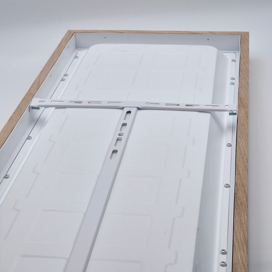 Brilagi - Lámpara de techo LED para baño WOODY FRAME LED/50W/230V 120x30 cm IP44 roble