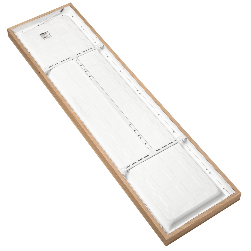 Brilagi - Lámpara de techo LED para baño WOODY FRAME LED/50W/230V 120x30 cm IP44 roble