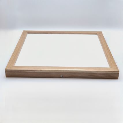 Brilagi - Luminaria de techo LED para baño WOODY FRAME LED/50W/230V 60x60 cm IP44 roble
