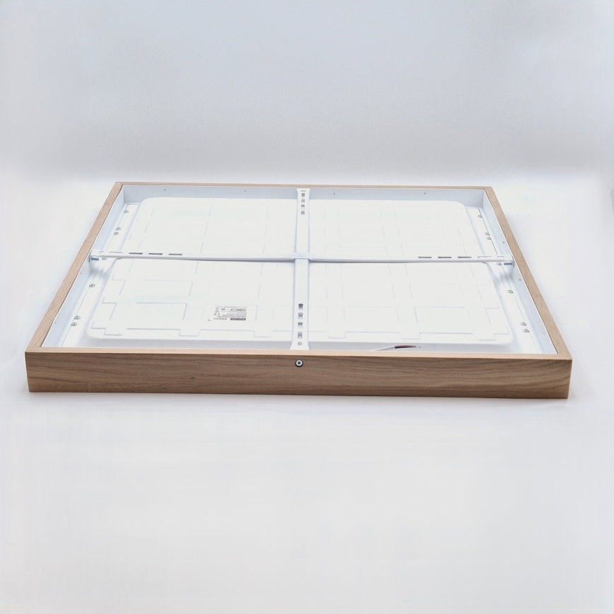 Brilagi - Luminaria de techo LED para baño WOODY FRAME LED/50W/230V 60x60 cm IP44 roble