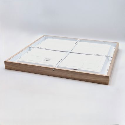 Brilagi - Luminaria de techo LED para baño WOODY FRAME LED/50W/230V 60x60 cm IP44 roble