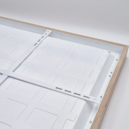 Brilagi - Luminaria de techo LED para baño WOODY FRAME LED/50W/230V 60x60 cm IP44 roble