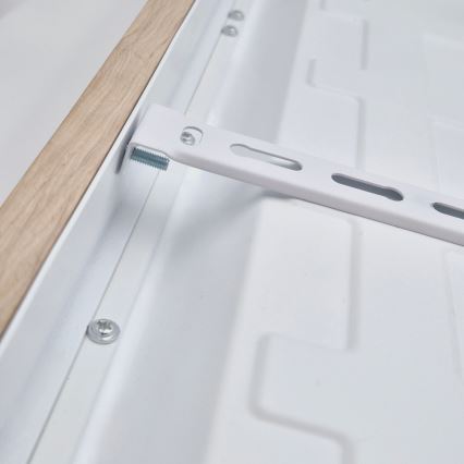 Brilagi - Luminaria de techo LED para baño WOODY FRAME LED/50W/230V 60x60 cm IP44 roble