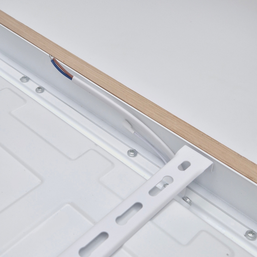 Brilagi - Luminaria de techo LED para baño WOODY FRAME LED/50W/230V 60x60 cm IP44 roble