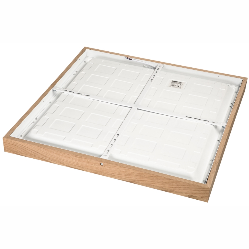 Brilagi - Luminaria de techo LED para baño WOODY FRAME LED/50W/230V 60x60 cm IP44 roble