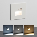 Brilagi - Luminaria LED para escalera con sensor de movimiento y crepuscular JACK LED/1,5W/230V 3000/4000/6500K blanco