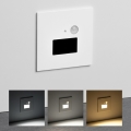 Brilagi - Luminaria LED para escalera con sensor de movimiento y de crepúsculo JACK LED/3W/230V 3000/4000/6500K IP65 blanco