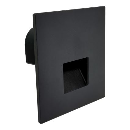 Brilagi - Luminaria LED para escalera JACK LED/3W/230V 3000/4000/6500K IP65 negra