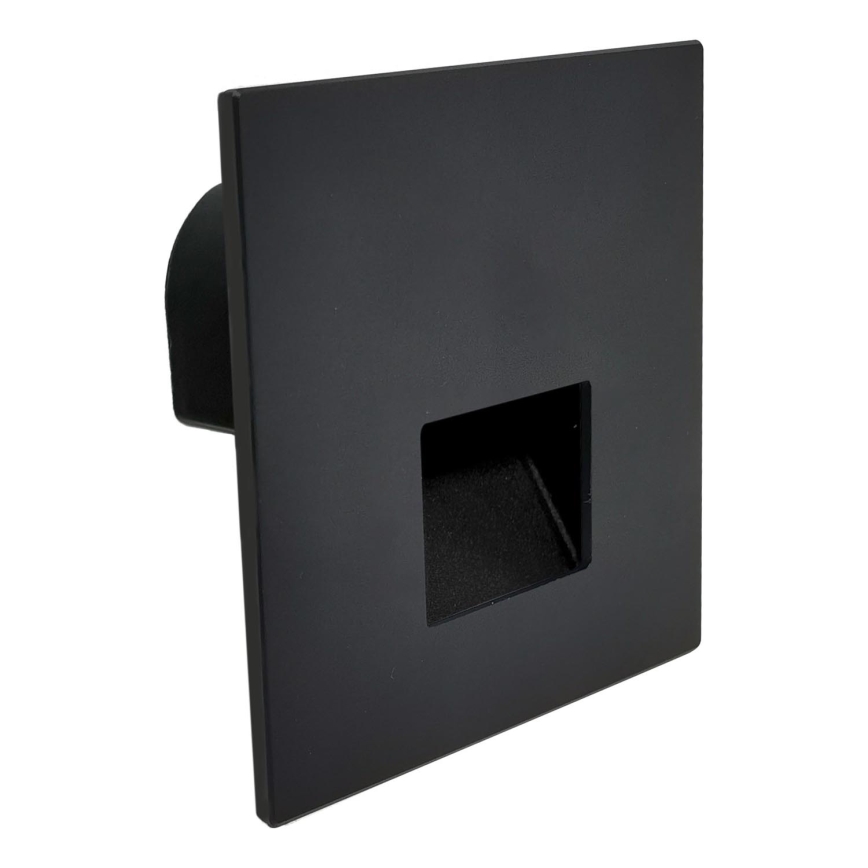 Brilagi - Luminaria LED para escalera JACK LED/3W/230V 3000/4000/6500K IP65 negra