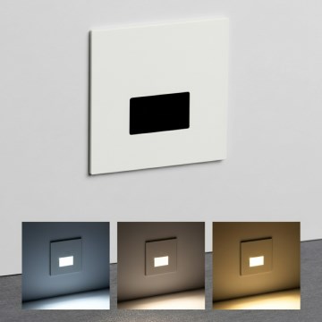 Brilagi - Luminaria LED para escaleras JACK LED/3W/230V 3000/4000/6500K IP65 blanca